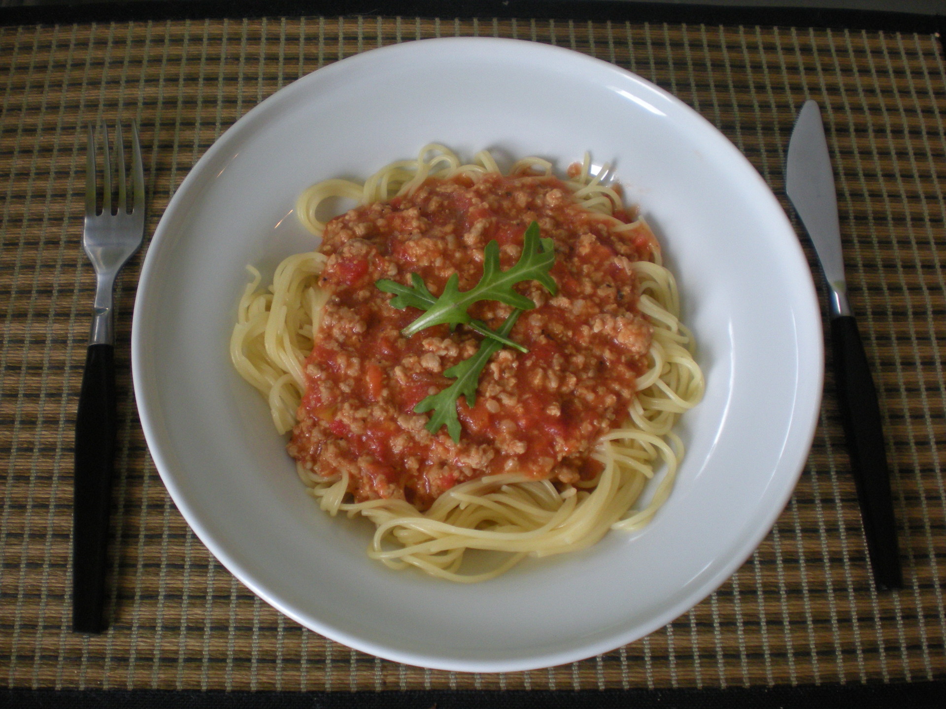 Pasta Bolognese tervele perele