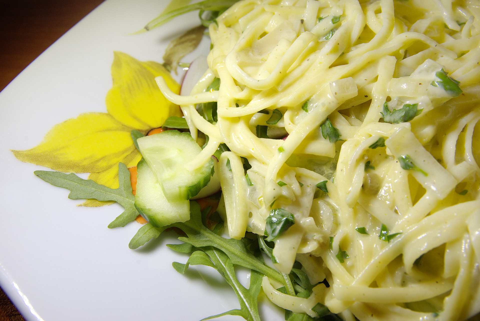 Tagliatelle juustukastmes