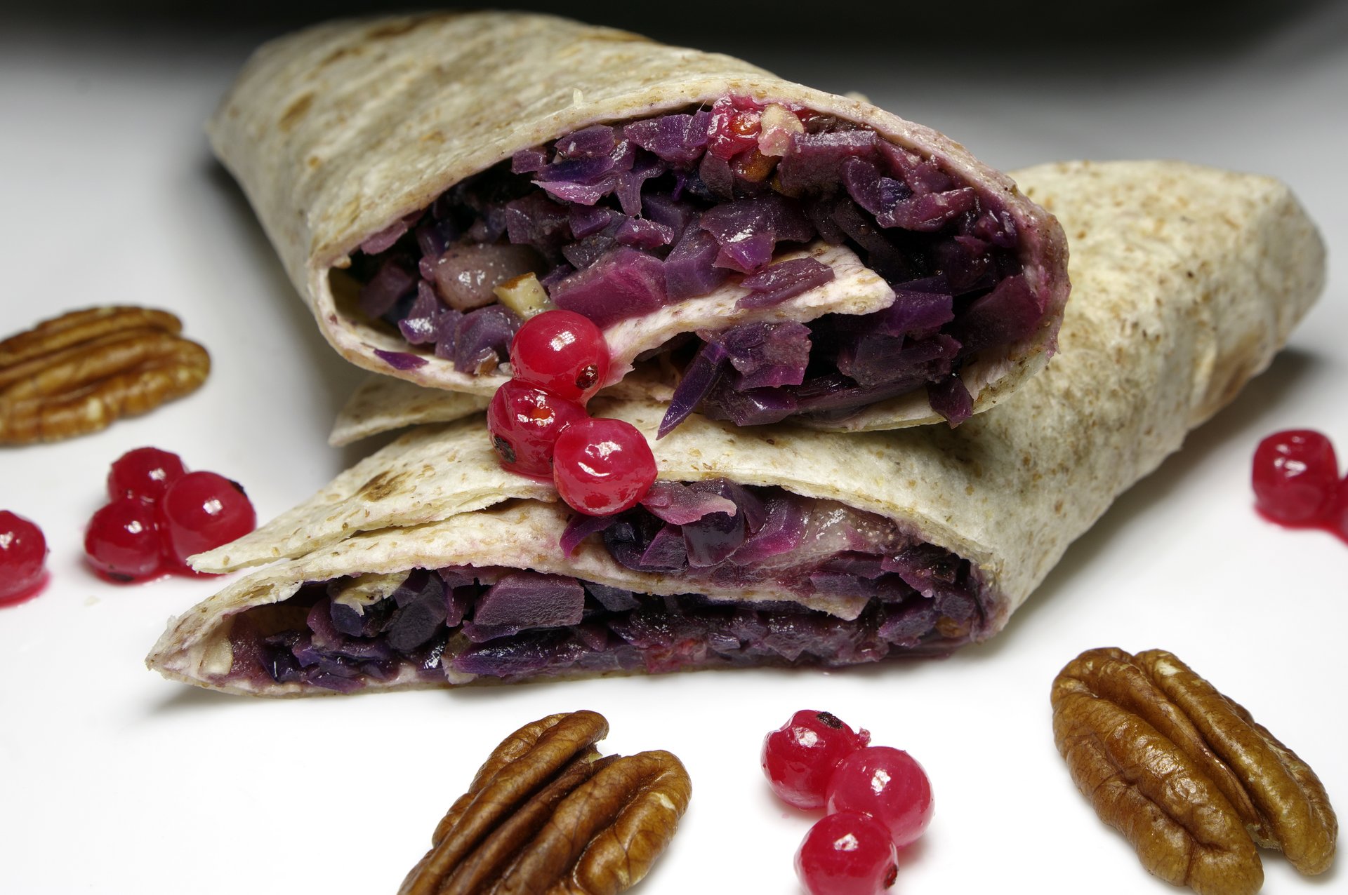 Kapsa- ja pirnitäidisega tortillad